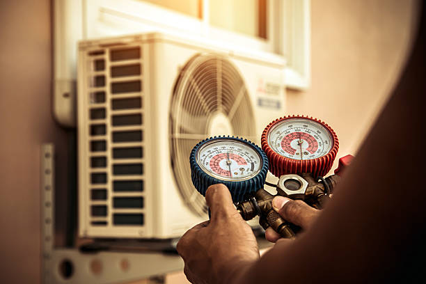 Professional Hvac technician working in Mayer, MN